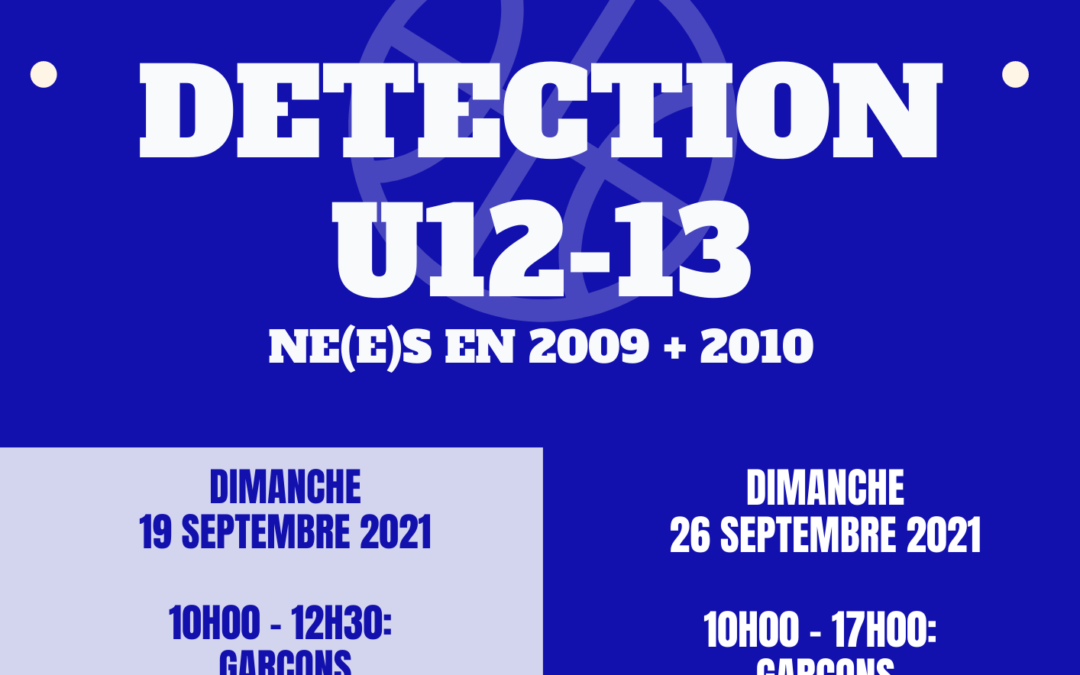 DETECTION U13 – U12